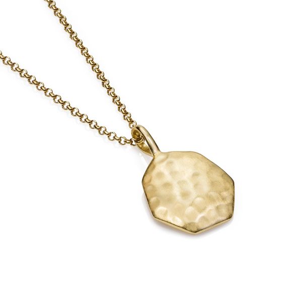 Sterling Silver Gold Vermeil Drop Pendant By Jorge Revilla Orin Jewelers Northville, MI