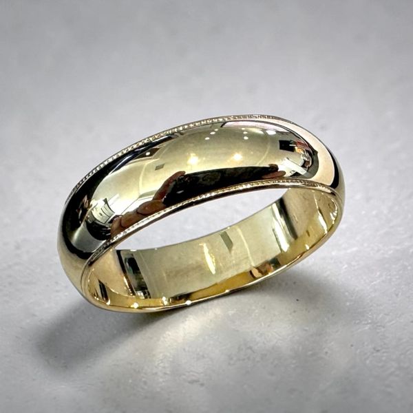 Men's Gold Wedding Band Orin Jewelers Northville, MI