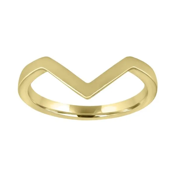Lady's 14K Yellow Gold Chevron Fashion Ring Orin Jewelers Northville, MI