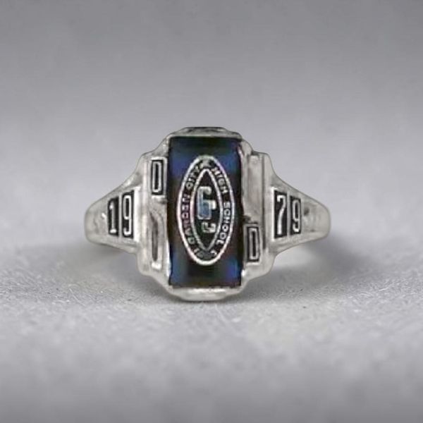 Estate Collection - 10K White Gold Garden City HS 1979 Class Ring Orin Jewelers Northville, MI