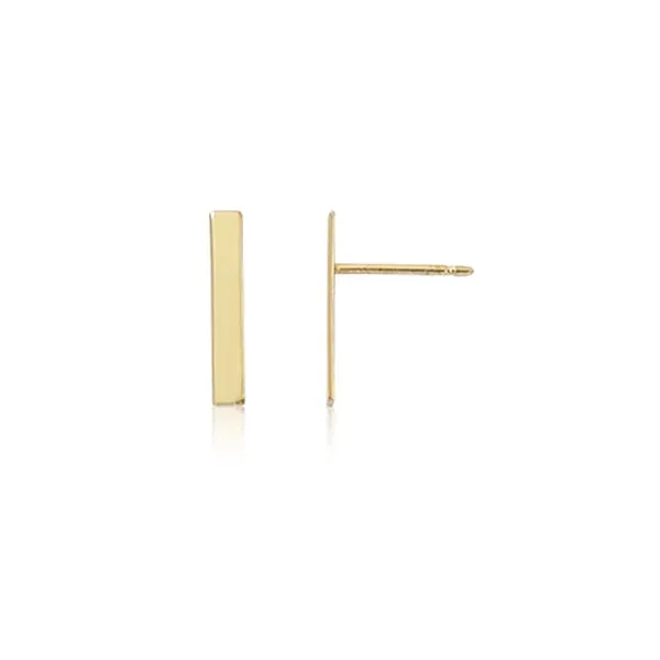 14k Yellow Gold Bar W/Post Earrings Orin Jewelers Northville, MI