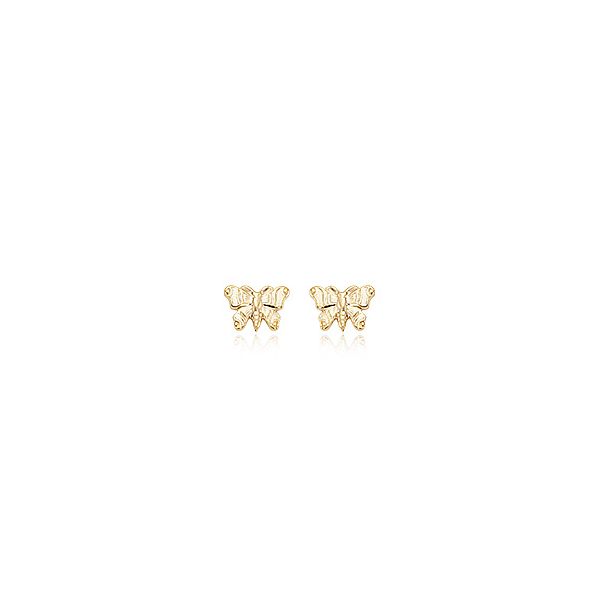 14k Yellow Gold Butterfly Earrings Orin Jewelers Northville, MI