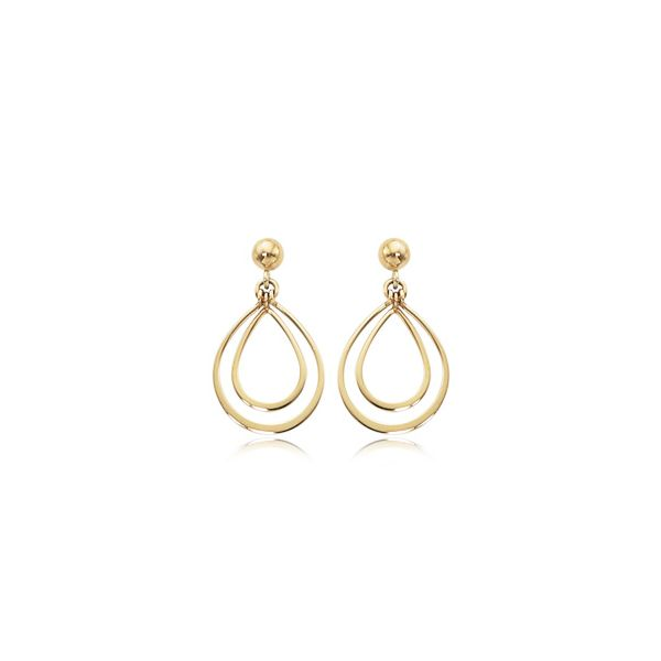 14k Yellow Gold Drop Earrings Orin Jewelers Northville, MI