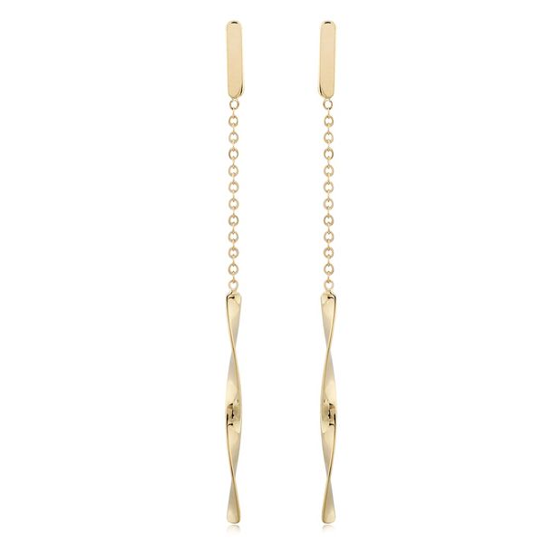 14k Yellow Gold Drop Earrings Orin Jewelers Northville, MI