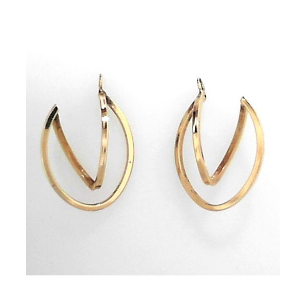Estate - 14K Twisted Hoop Earring Jackets Orin Jewelers Northville, MI