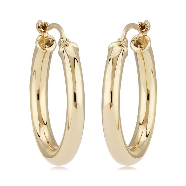 14k Yellow Gold Hoop Earrings Orin Jewelers Northville, MI