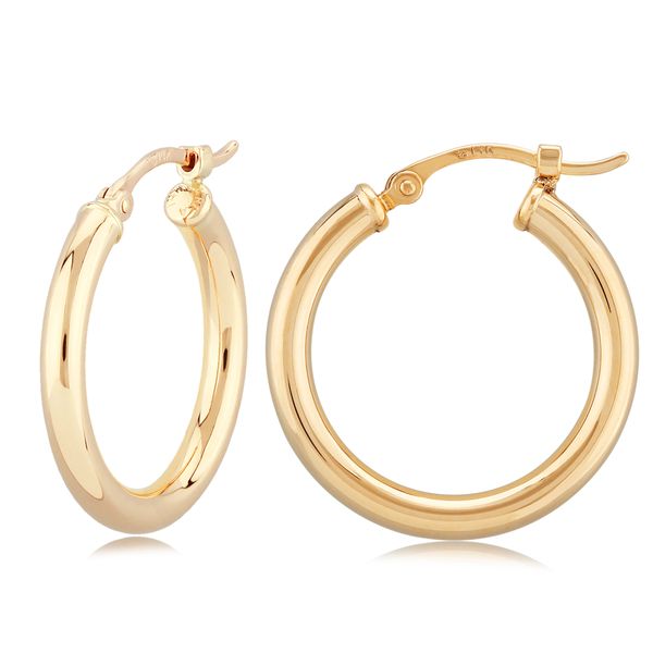 14k Yellow Gold Hoop Earrings Orin Jewelers Northville, MI