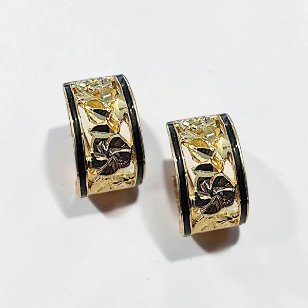 14K Enamel Hoop Earrings Orin Jewelers Northville, MI