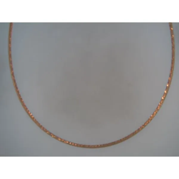 Lady's 14K Two Tone RosÃ© & White Gold Reversible Chain Orin Jewelers Northville, MI