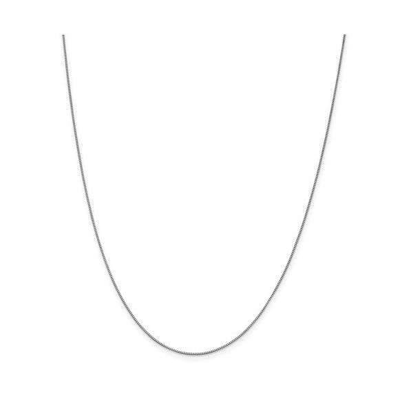 14K White Gold Box Chain, 16