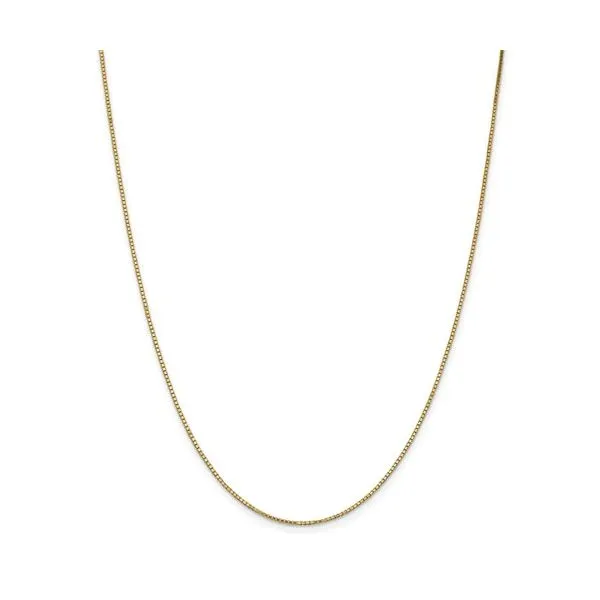 14k Yellow Gold Box Chain, Length 18
