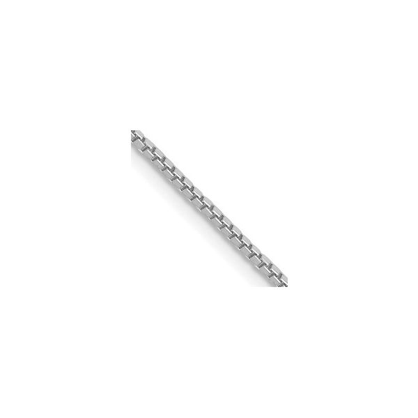 14K White Gold Box Chain, 16