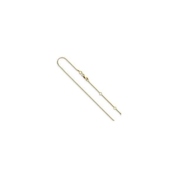 14k Yellow Gold Adjustable Box Chain Orin Jewelers Northville, MI