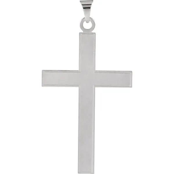 Lady's 14K White Gold Cross Charm Orin Jewelers Northville, MI