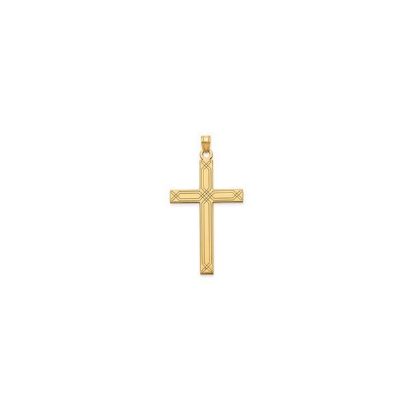 14k Yellow Gold Cross Pendant Orin Jewelers Northville, MI