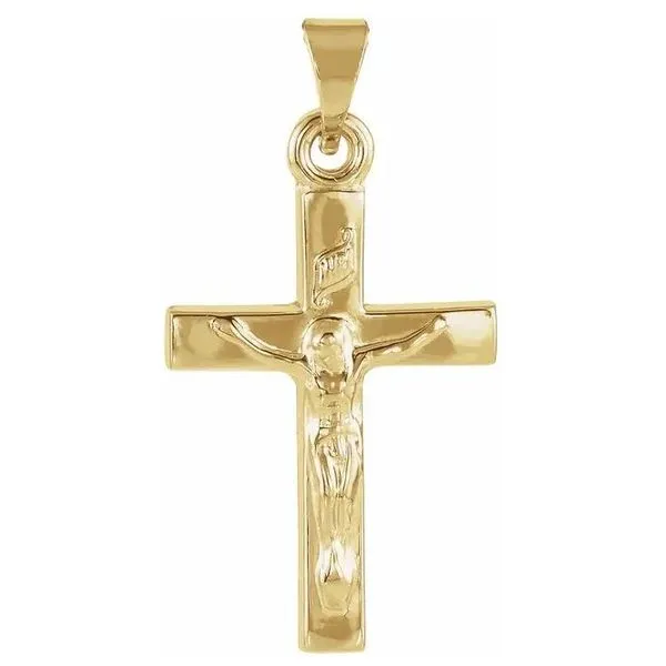 14K Yellow Crucifix Charm Orin Jewelers Northville, MI