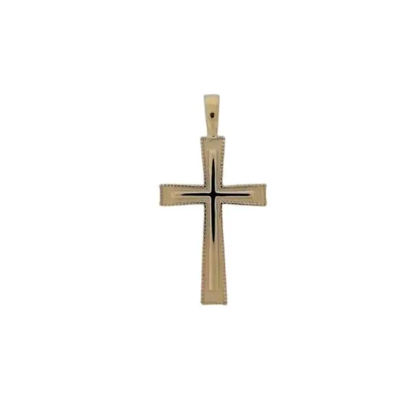 14K Yellow Gold Cross Charm Orin Jewelers Northville, MI