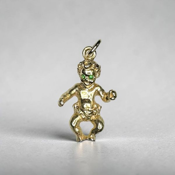 Estate Collection - 14K Yellow Gold Emerald 