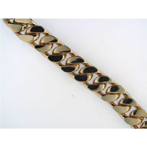 ESTATE - 14K Yellow Gold Cuban Link Bracelet Orin Jewelers Northville, MI
