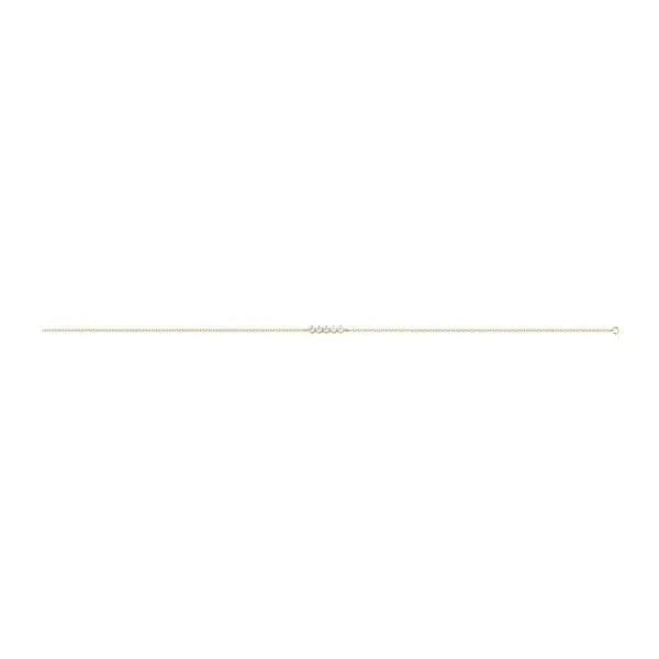 14k Yellow Gold Bracelet With White Sapphires Orin Jewelers Northville, MI