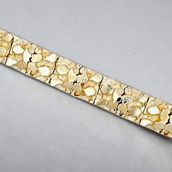Estate Collection - 14K Yellow Gold Nugget Bracelet Orin Jewelers Northville, MI