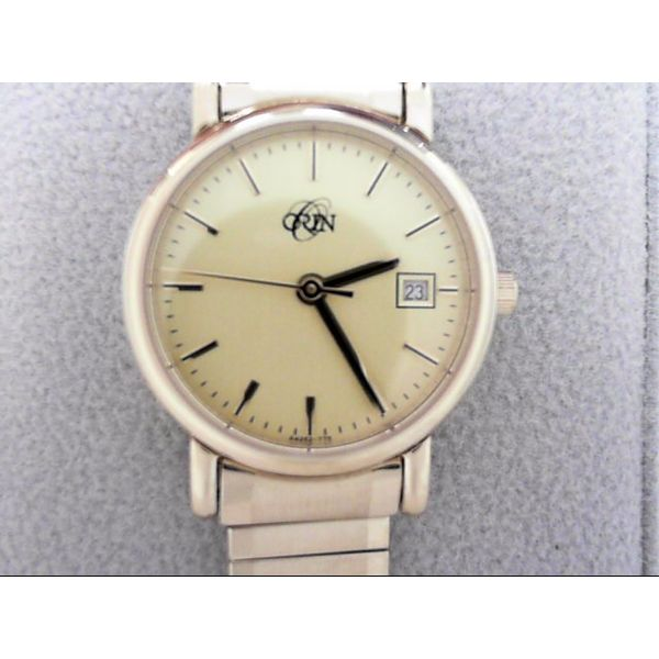 Lady's ORIN Watch Yellow Case, Dial, Expansion Band Orin Jewelers Northville, MI