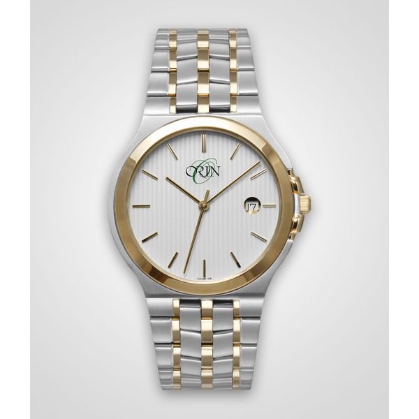 ORIN Two Tone Watch With White Dial Orin Jewelers Northville, MI