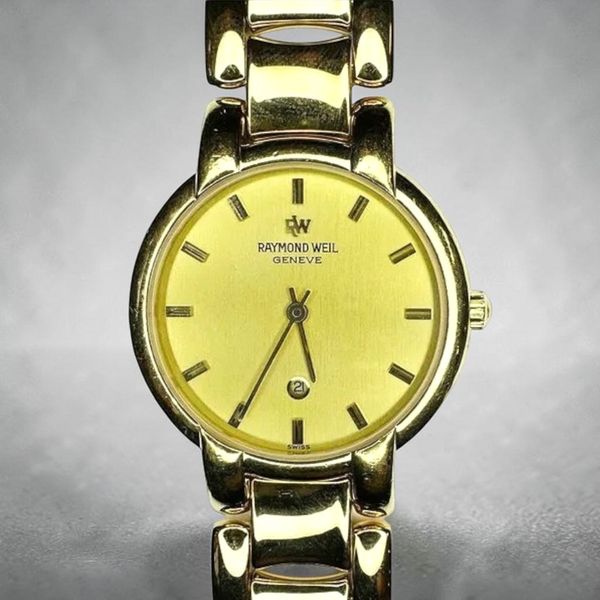 Estate Collection - Raymond Weil 18K Yellow Gold Electroplated Wristwatch Orin Jewelers Northville, MI