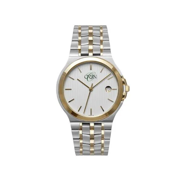 ORIN Two Tone Watch With White Dial Orin Jewelers Northville, MI