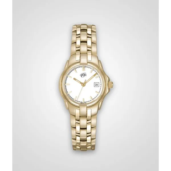 Lady's ORIN Watch White Dial Yellow Band Orin Jewelers Northville, MI