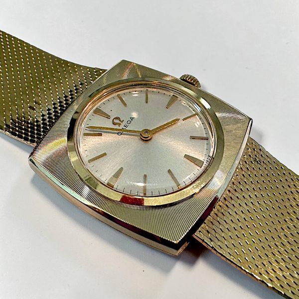 Vintage Omega 14K Yellow Gold Wristwatch Image 2 Orin Jewelers Northville, MI