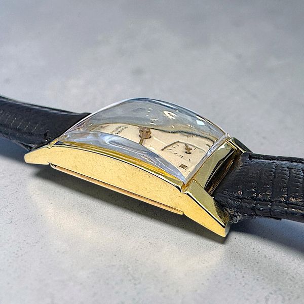 Estate Collection - 14K Yellow Gold Wittnauer Revue Manual Wristwatch Circa 1950s Image 2 Orin Jewelers Northville, MI