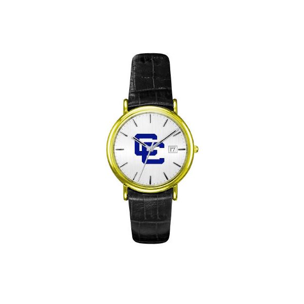 CC Watch w/CC Logo Dial, Yellow Case & Black Strap Orin Jewelers Northville, MI