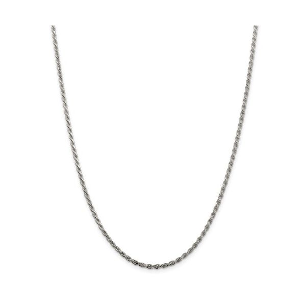 Sterling Silver Rope Chain Length 20