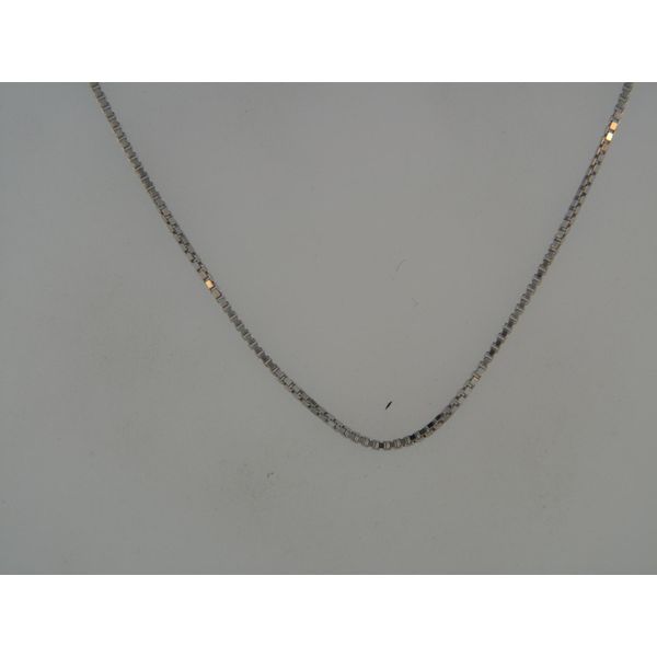 Sterling Silver Box Chain Length 22