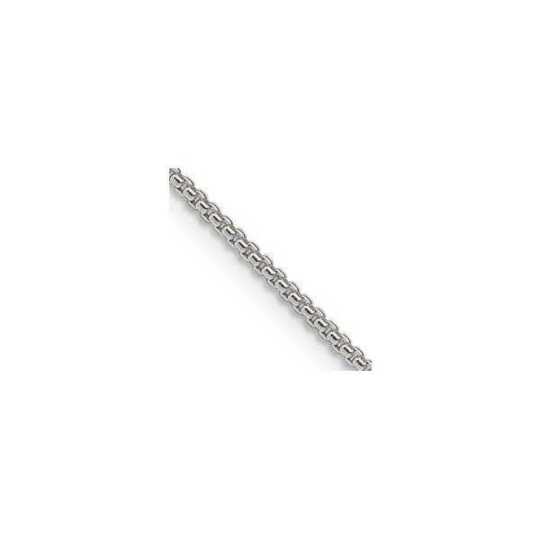 Sterling Silver Round Box Chain with 2 Inch Extender Orin Jewelers Northville, MI