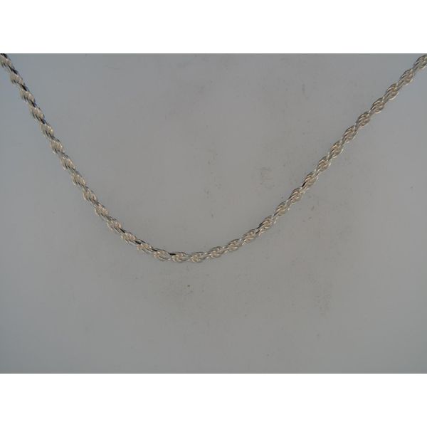 Sterling Silver Rope Chain Length 18