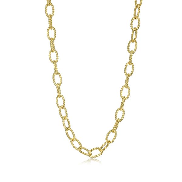Sterling Silver Gold Plated Oval Link Chain Orin Jewelers Northville, MI