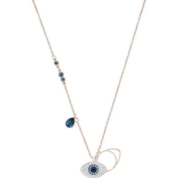 Swarovski Symbolic Evil Eye Pendant, Blue Orin Jewelers Northville, MI