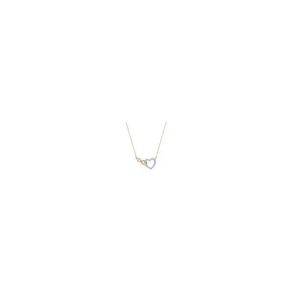 Swarovski Infinity Heart Necklace, White, Mixed metal finish Orin Jewelers Northville, MI