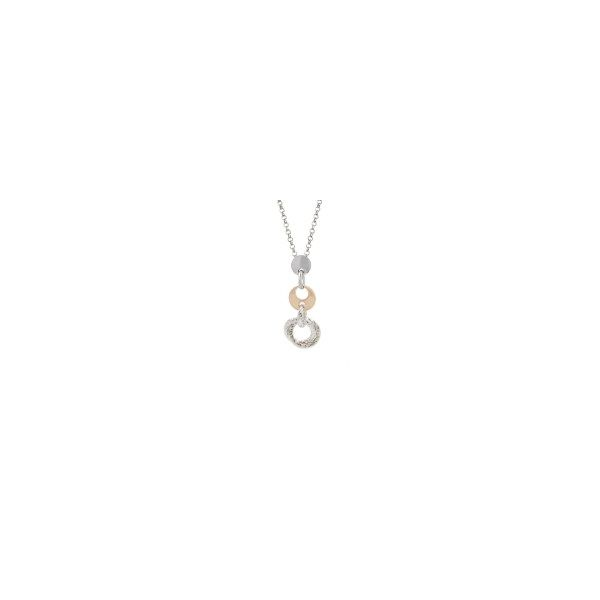 Sterling Silver And Rose Gold Plated Angie Necklace Orin Jewelers Northville, MI