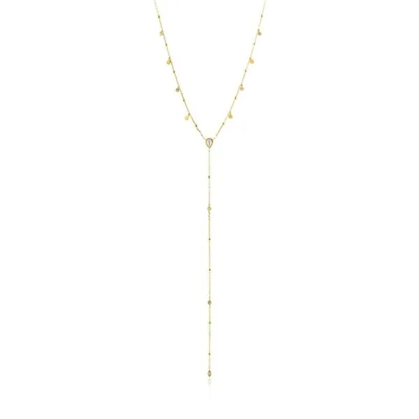 Sterling Silver Gold Plated Dream Y Necklace By Ania Haie Orin Jewelers Northville, MI