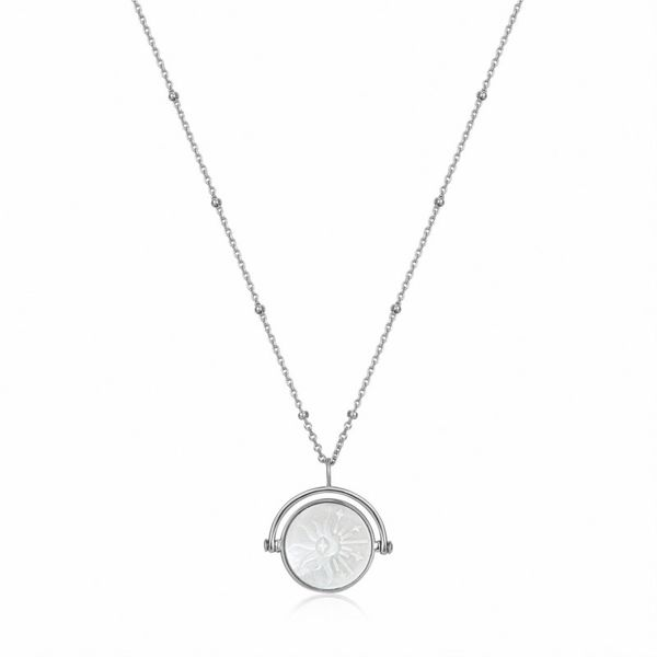 Sterling Silver Sunbeam Emblem Necklace By Ania Haie Orin Jewelers Northville, MI