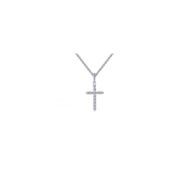 Sterling Silver Cross Necklace With CZs Orin Jewelers Northville, MI
