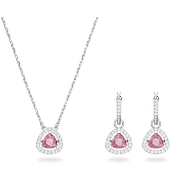 Swarovski Millenia SET, Trilliant Cut, Pink Orin Jewelers Northville, MI