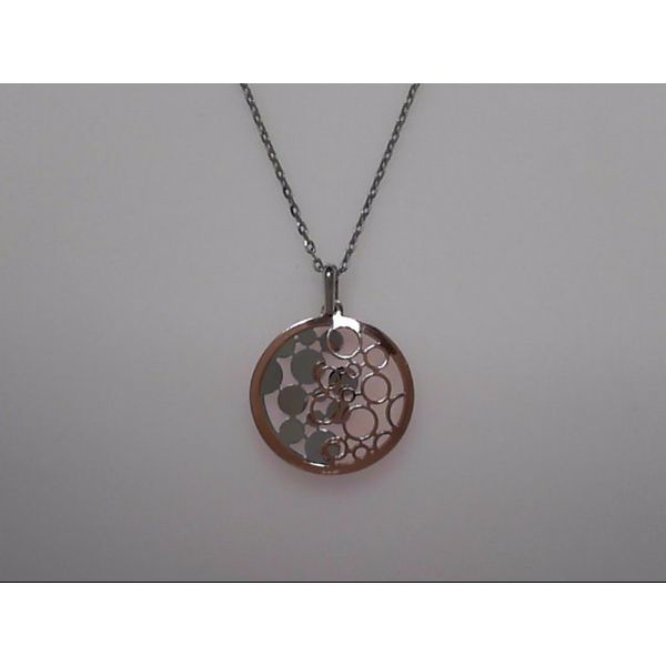 Sterling Silver & Rose Plated Necklace Orin Jewelers Northville, MI