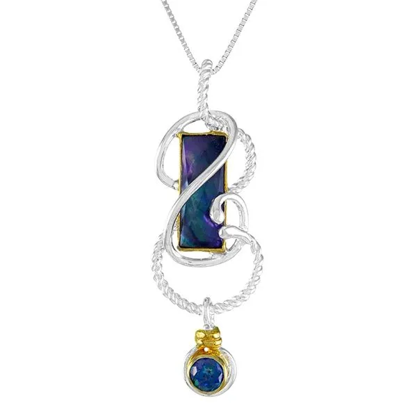 Sterling Silver & 22k Gold Vermeil Pendant Orin Jewelers Northville, MI