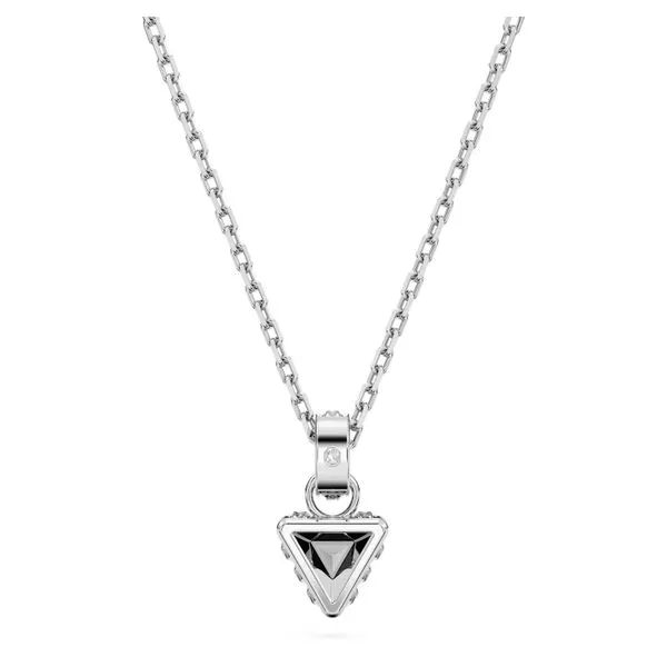 Swarovski Stilla Pendant - Triangle Cut, Gray Image 2 Orin Jewelers Northville, MI
