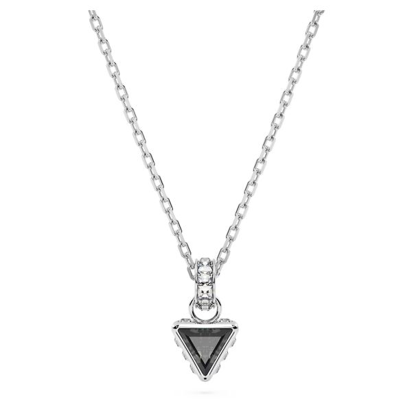 Swarovski Stilla Pendant - Triangle Cut, Gray Orin Jewelers Northville, MI