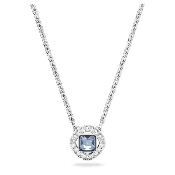 Swarovski Angelic Necklace - Square Cut, Blue Orin Jewelers Northville, MI